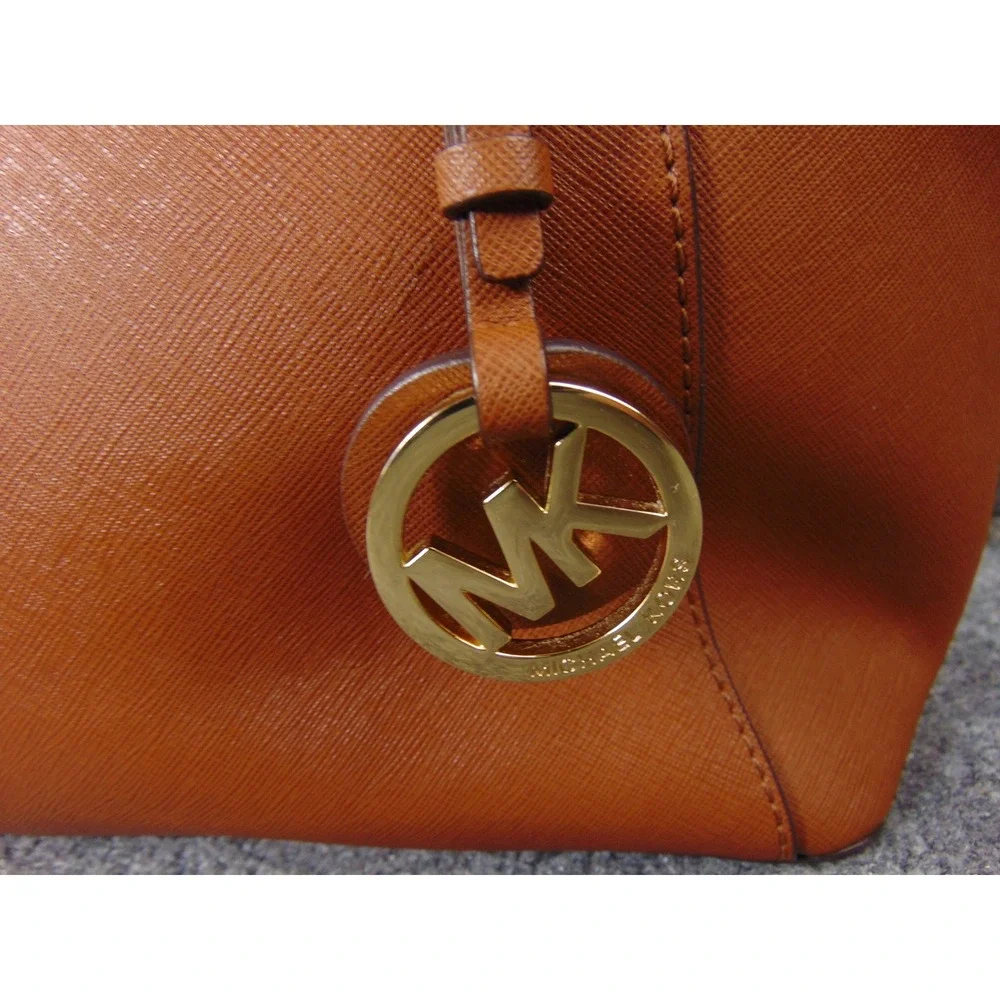 Michael Kors Jet Set‎ Travel Tote Bag Tan 30F2GTTT8L Saffiano Leather Designer